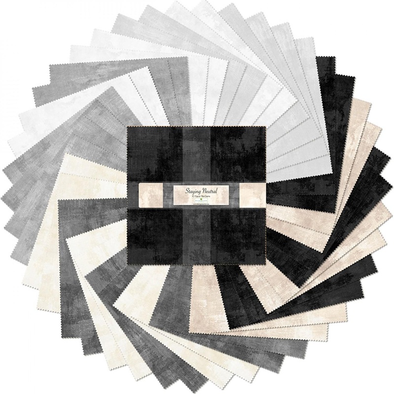 Wilmington Prints Pre-Cuts, Essentials Dry Brush, 10" Squares, 512-48-512