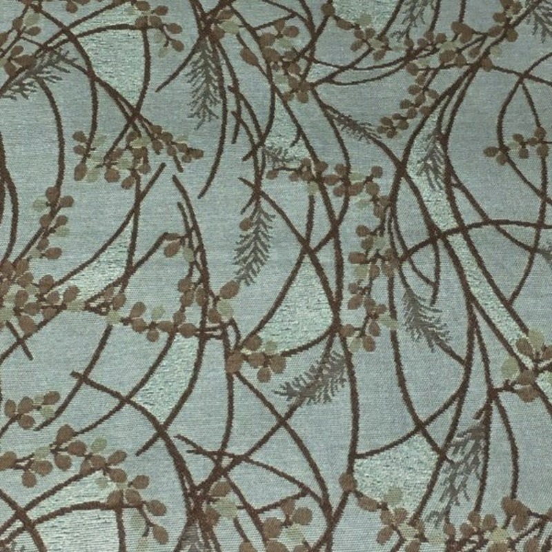 Remnant of Somerfield Iced Teal Upholstery Fabric