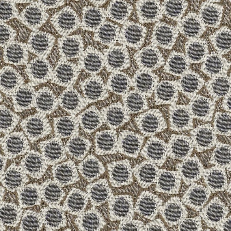 Remnant of Pollack Ping Pong Pewter Upholstery Fabric