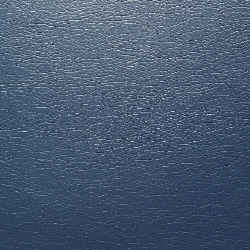 Remnant of Ultraleather Diplomat Blue Upholstery Vinyl