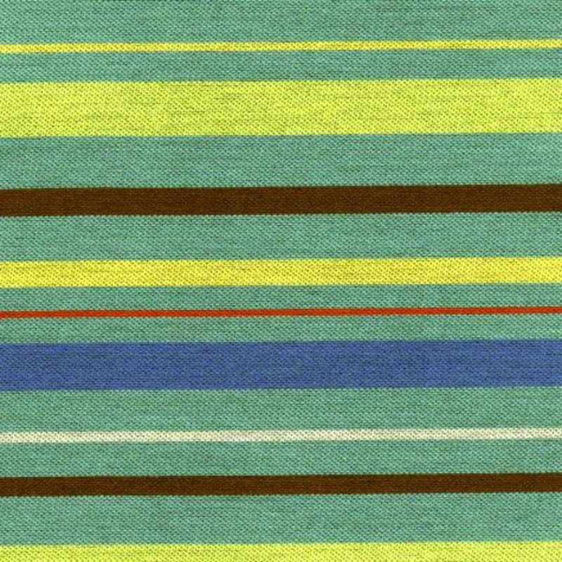 Remnant of Sina Pearson Cabana Stripe Honey Dew Upholstery Fabric