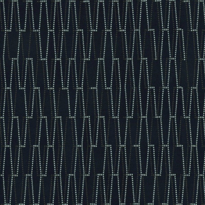 Remnant of Pallas Mod Indigo Upholstery Fabric