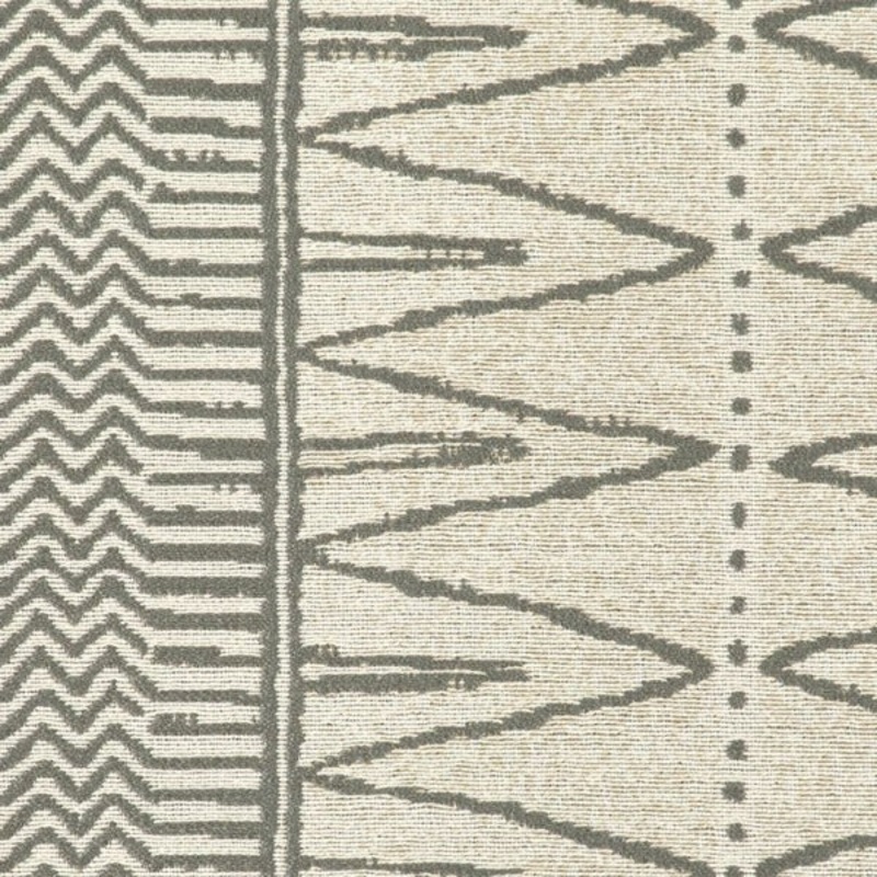 Remnant of Pollack Tjanting Stripe Sketch Upholstery Fabric