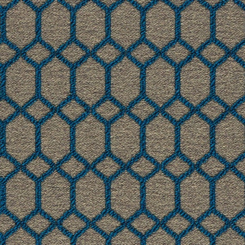 Arc-Com Quest Baltic Blue Upholstery Fabric