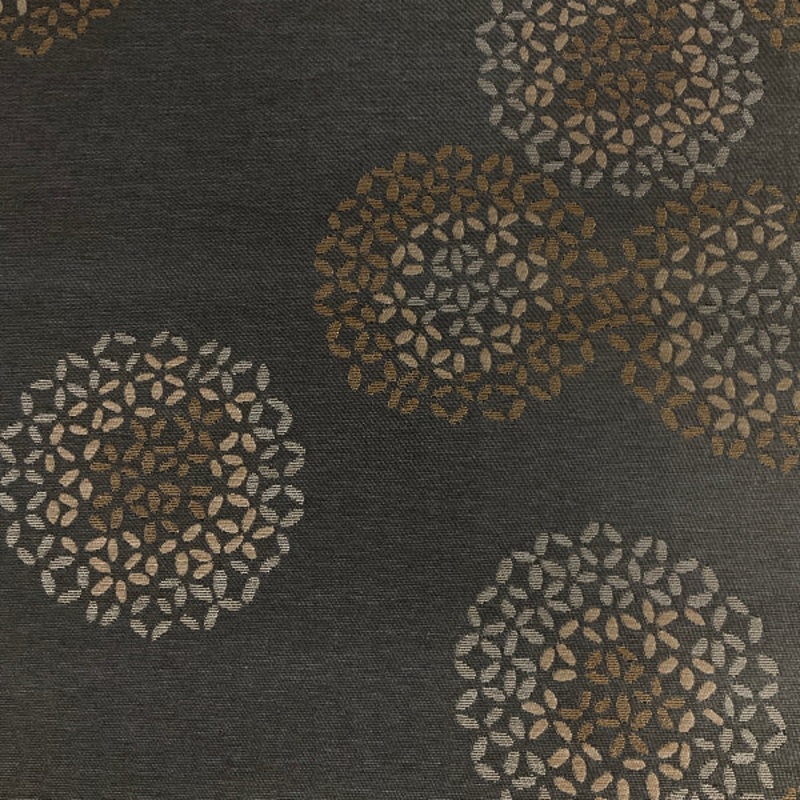 Arc-com Brayer Flower Smoke Gray Upholstery Fabric