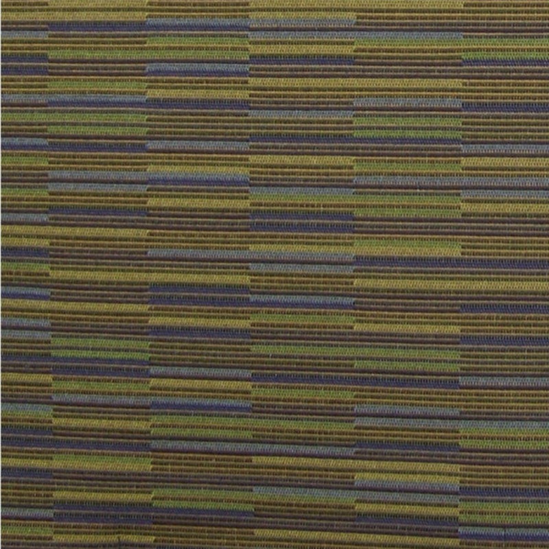Maharam Coincide Woodland Green Stripe Upholstery Fabric
