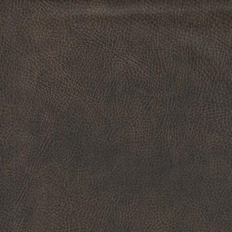 Remnant of Ultraleather Brisa Distressed Steerhide Brown Upholstery Vinyl