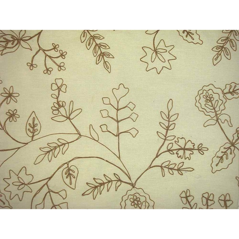 Romantic Vine Almond Laura Kiran Fabric