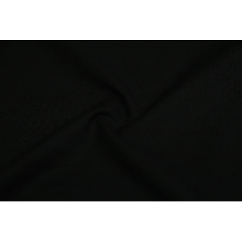 Black Plain Suiting Fabric