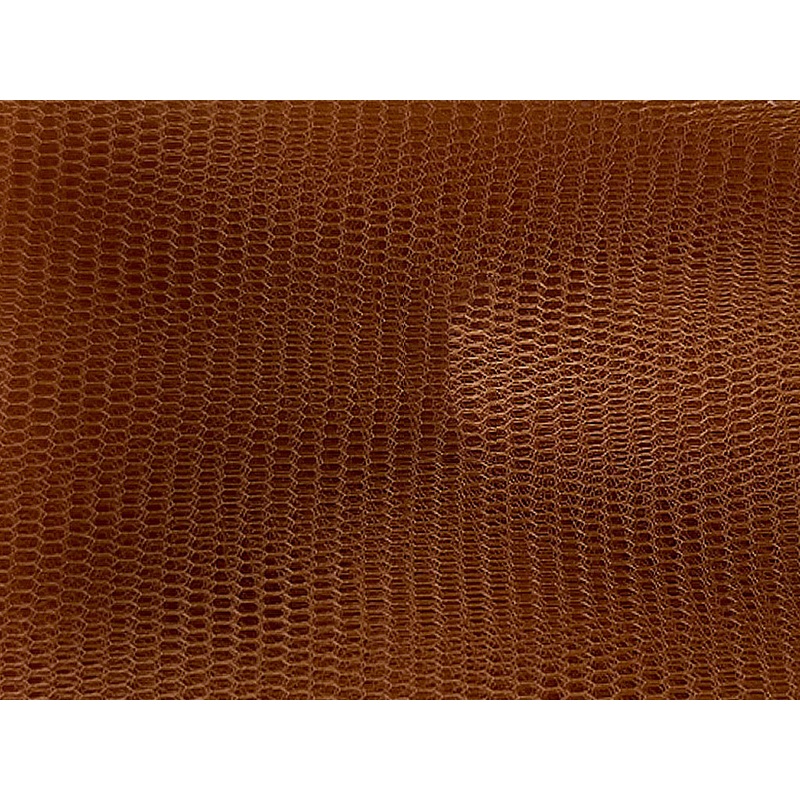 Wooden Brown Plain Net Fabric
