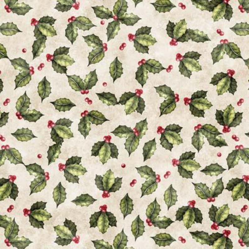 Wonderful Christmastime- Holly Toss Cream 2600-30340-E