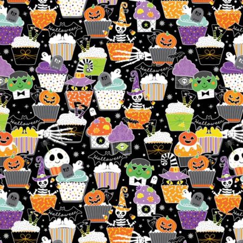 Black Halloween Treats Glows in the Dark 14608G-12B