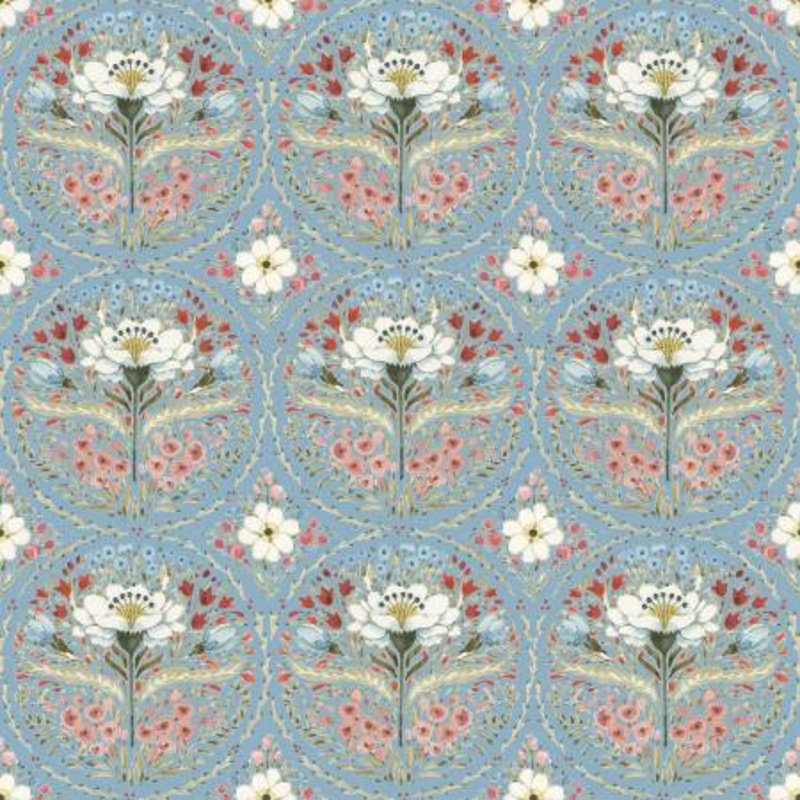 Countryside C14531R-BLUE Medallion Blue