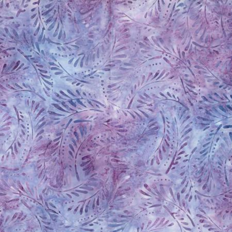 Mystic Vineyard 22277-634 Light Purple Ferns Batik