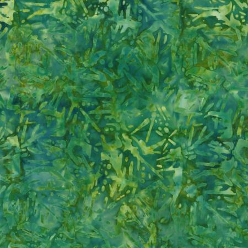 Mystic Vineyard 22279-774 Green Banana Leaf Batik