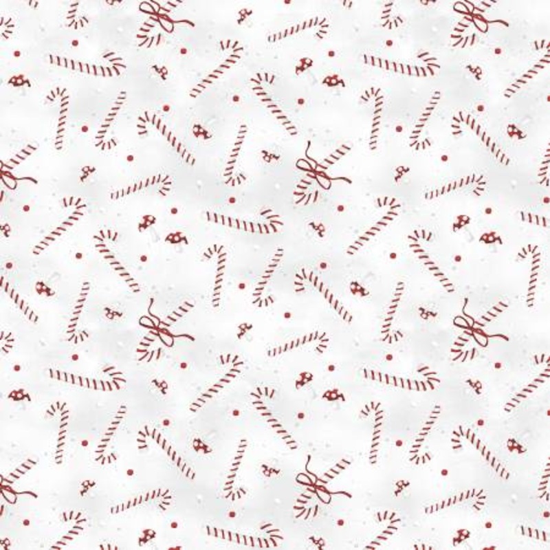 Our Gnome to Yours 56084-113 White Candy Canes & Mushrooms