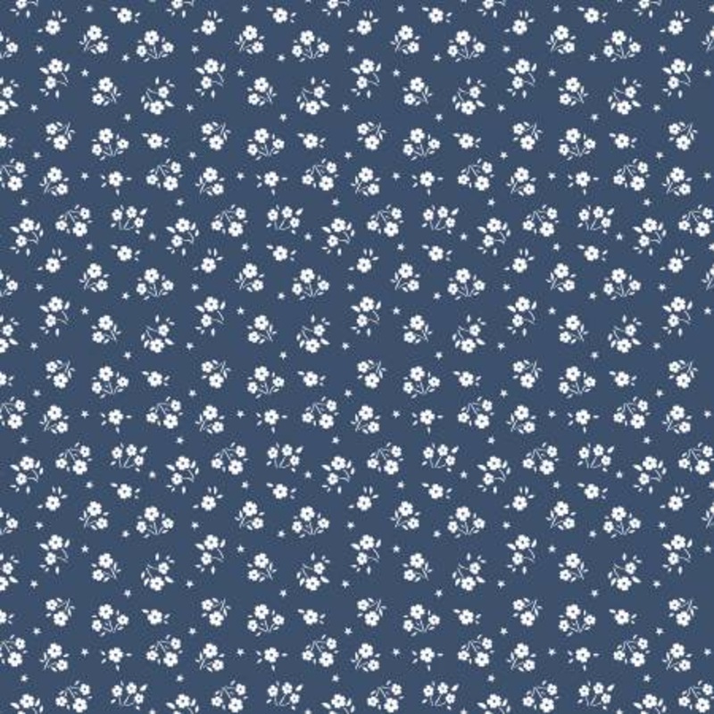American Beauty Ditsy Navy C14446R-NAVY