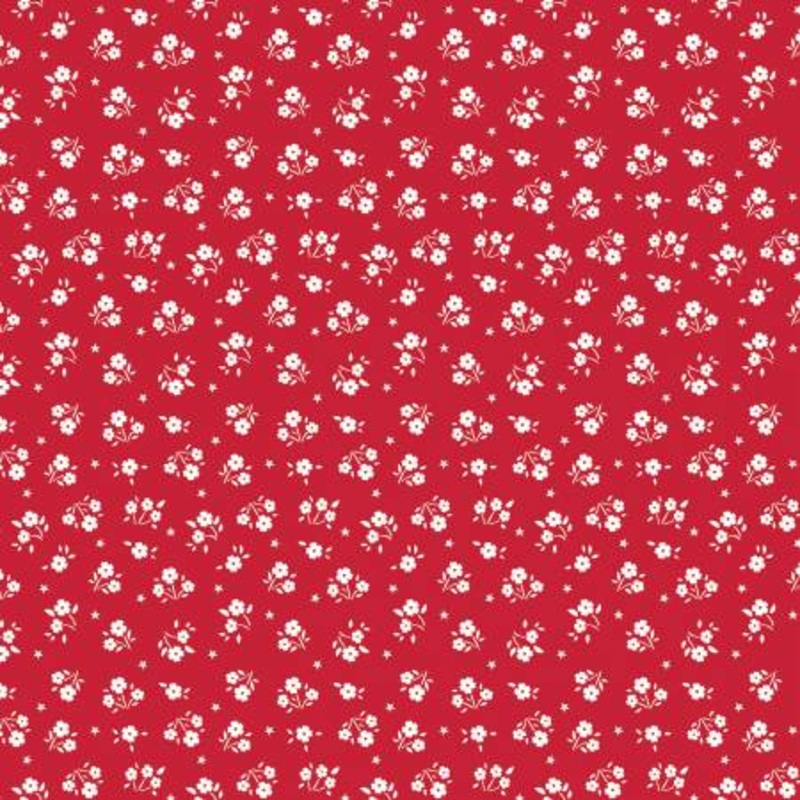 American Beauty Ditsy Red C14446R-RED