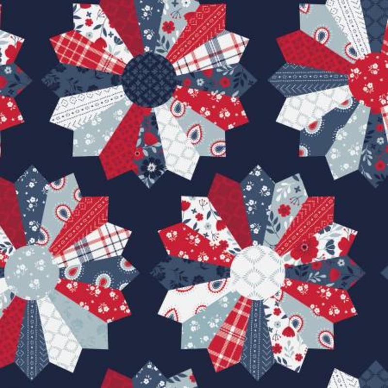 American Beauty Dresden Navy C14449R-NAVY