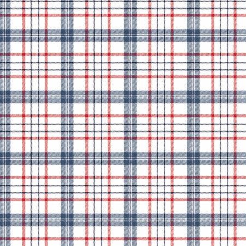 American Beauty Plaid Navy C14443R-NAVY