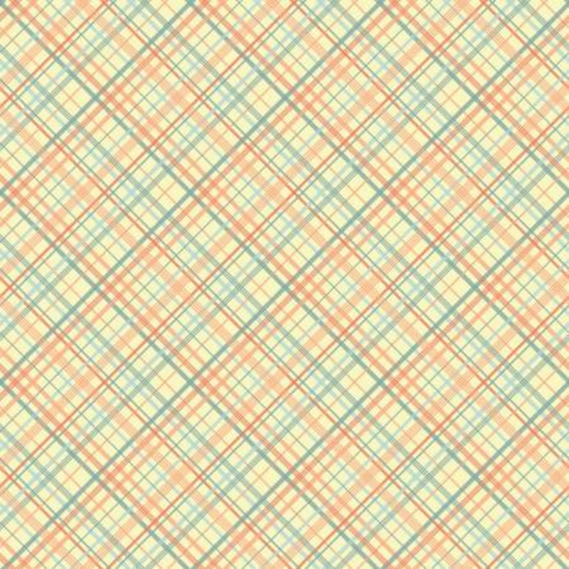 Sunshine and Sweet Tea Summer C14324R-YELLOW Plaid Yellow