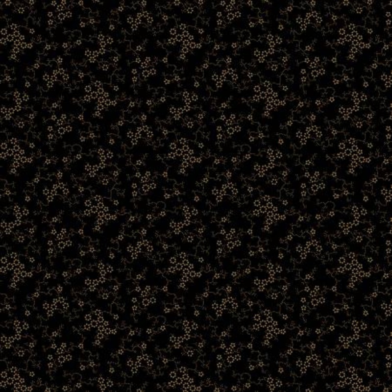 Paula's New Companions Black Daisy Vine R221101D-BLACK