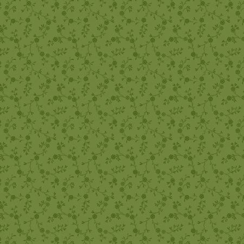 Paula's New Companions Green Tossed Sprigs R221105D-GREEN