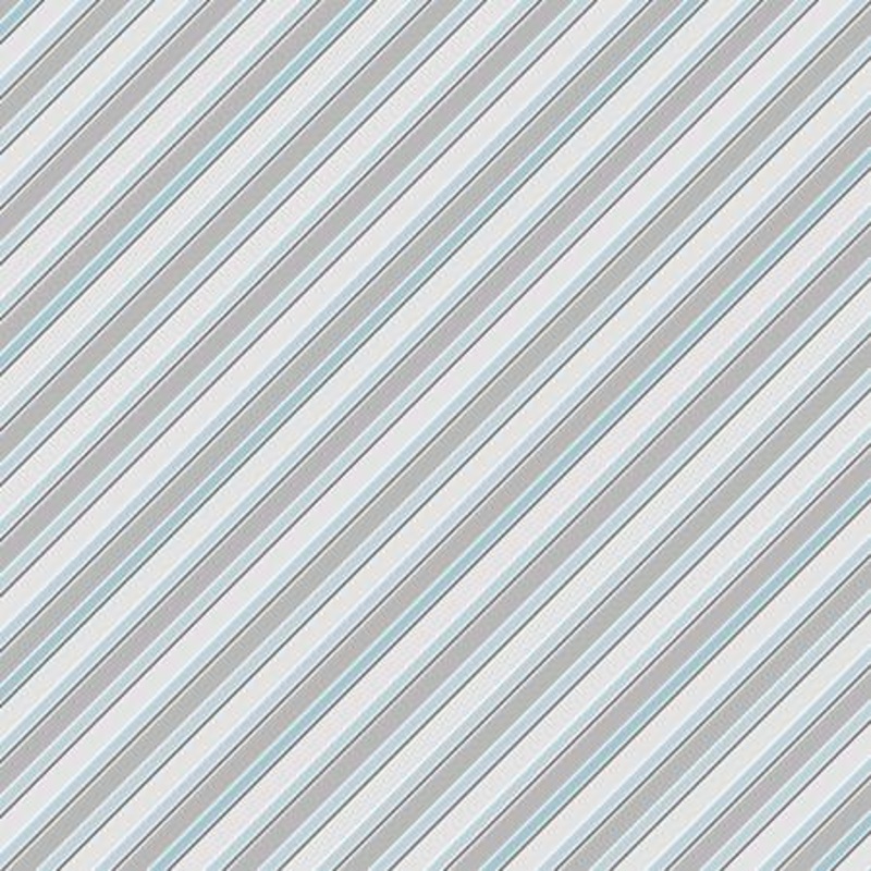 Winsome Critters 36260-494 Blue/Gray Stripes