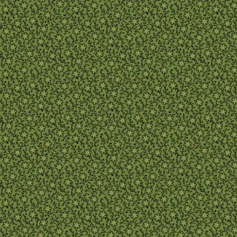 Paula's New Companions Green Flower Vine R221098D-GREEN