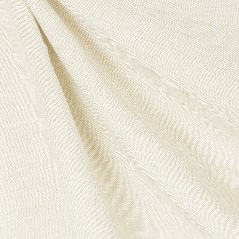 11 Oz Ivory Tumbled Belgian Linen Fabric