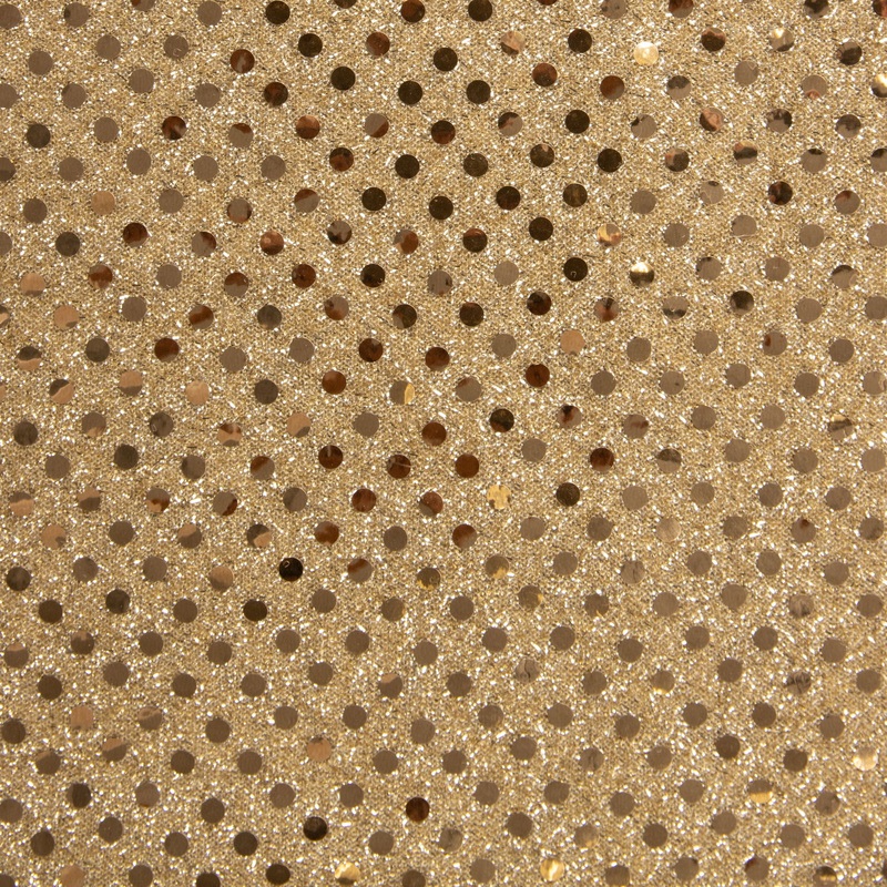 3mm Dark Gold Sequin Fabric