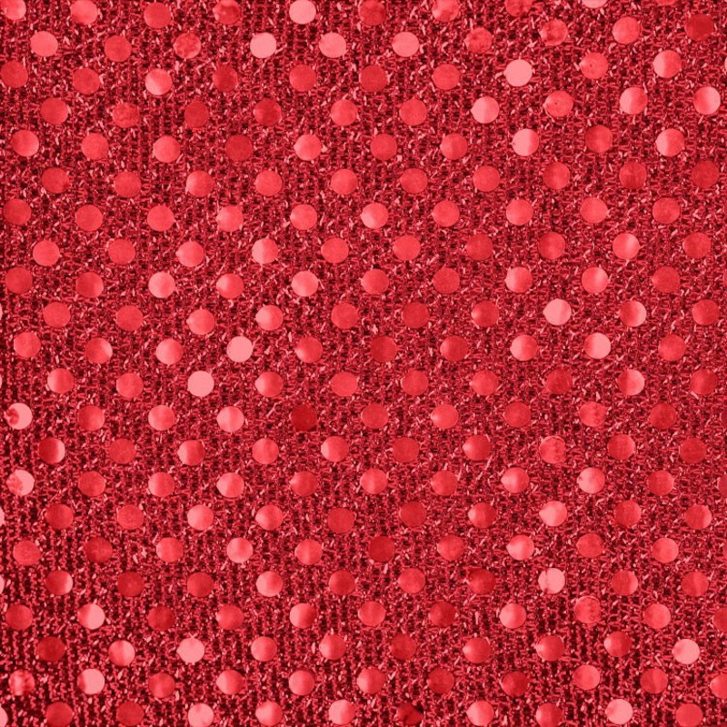 3mm Red Sequin Fabric