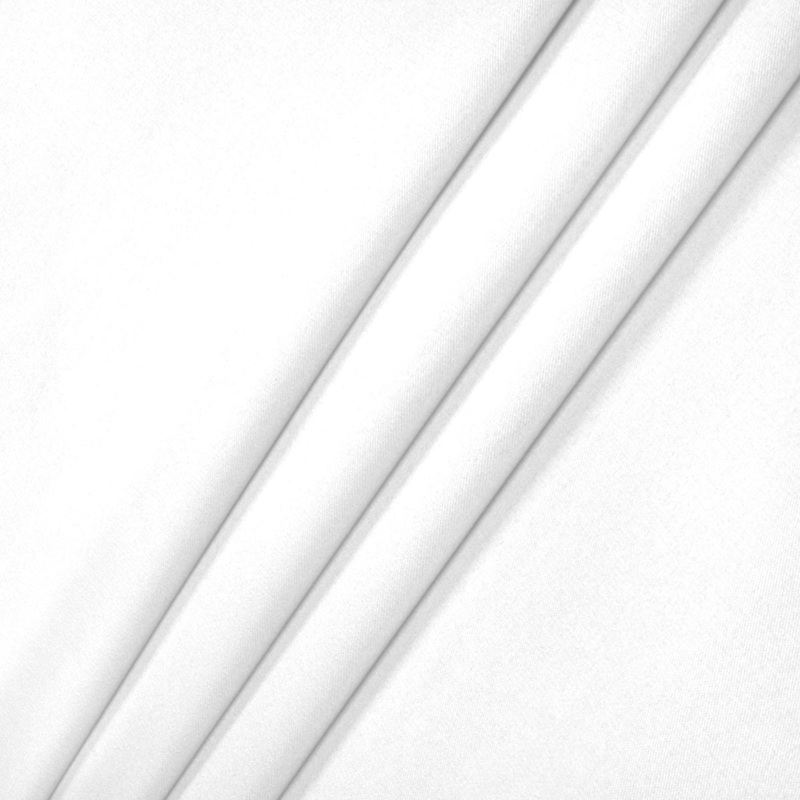 White Stretch L'Amour Satin Fabric