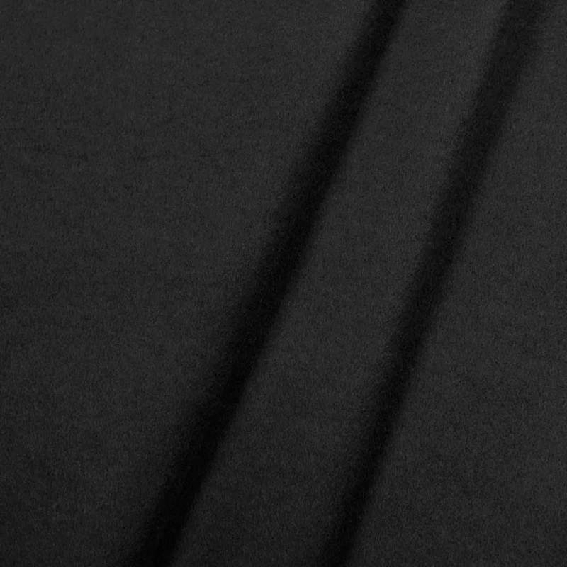 9 Oz Black FR Duvetyn Fabric