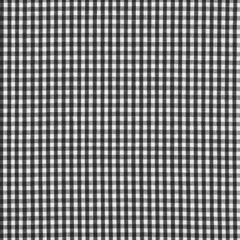 1/8" Black Gingham Fabric