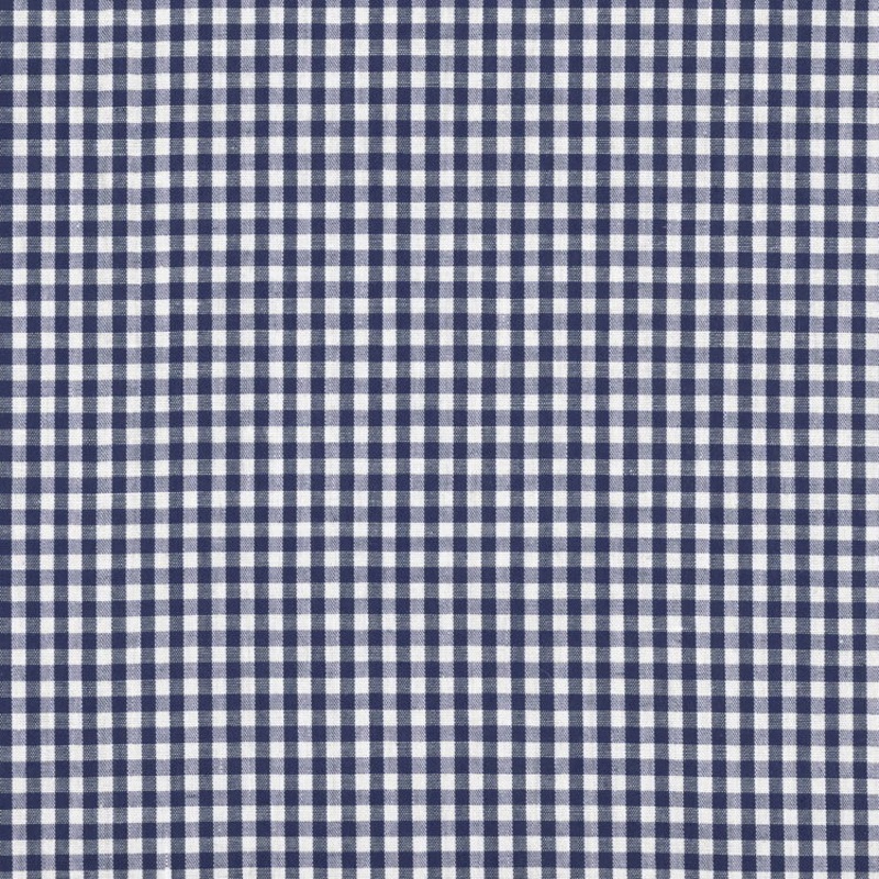 1/8" Navy Blue Gingham Fabric