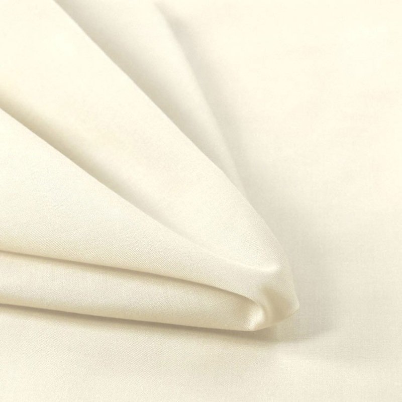 60" Ivory Broadcloth Fabric