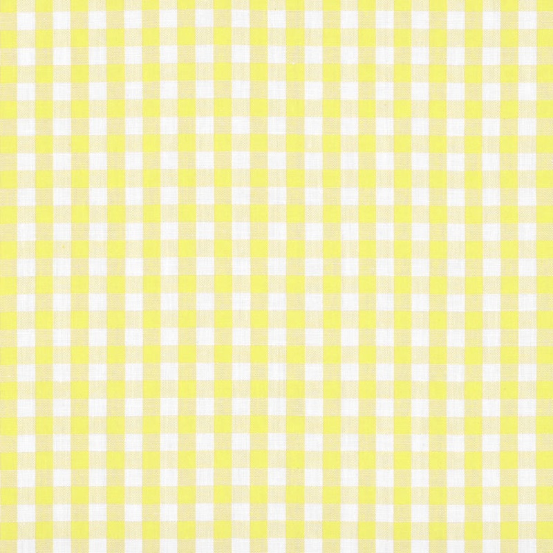1/4" Yellow Gingham Fabric
