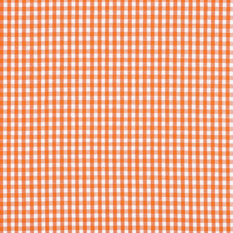 1/8" Orange Gingham Fabric