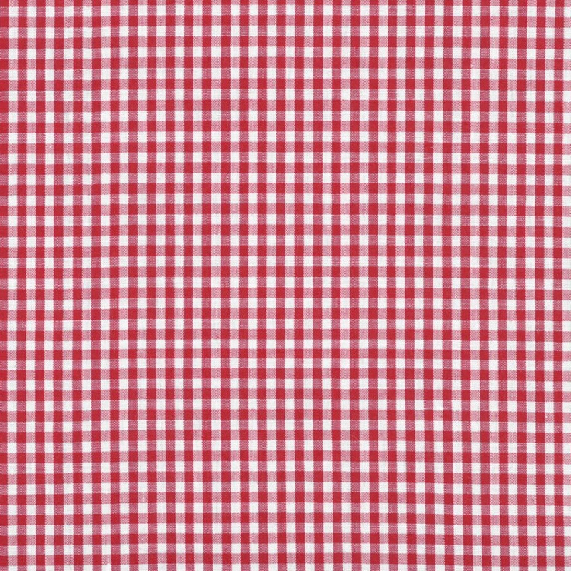 1/8" Red Gingham Fabric