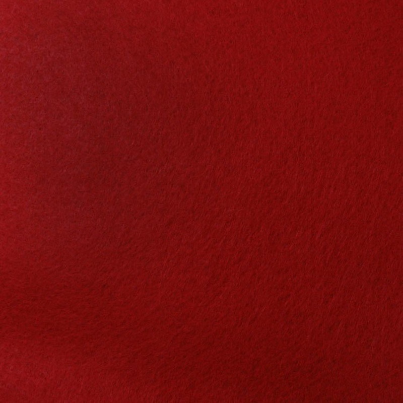 Ruby Red Felt Fabric