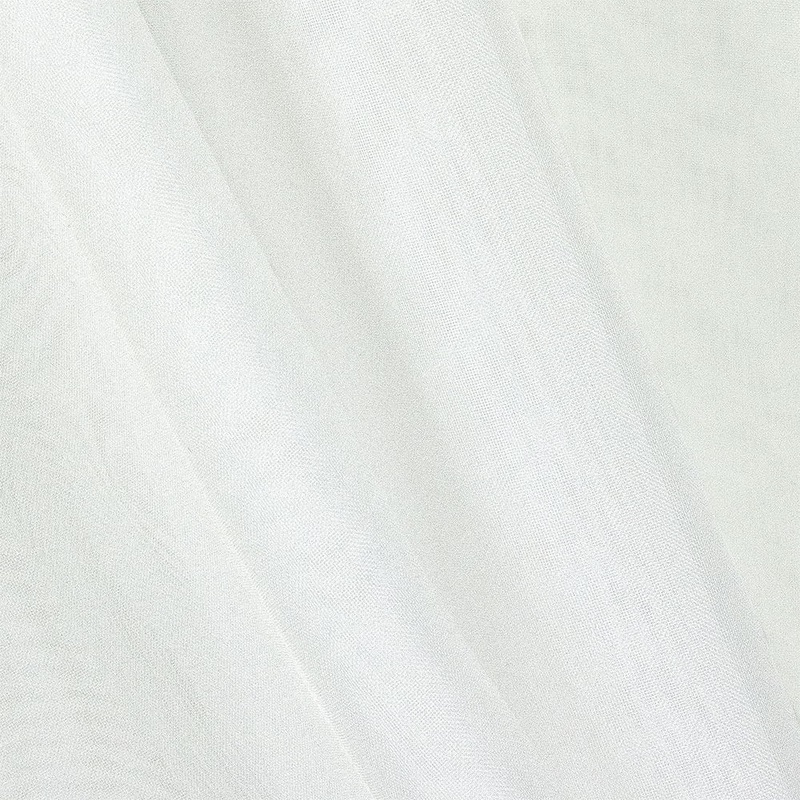 118 Inch White Voile Fabric