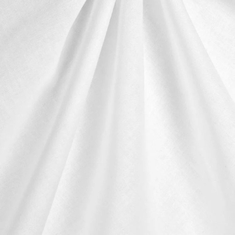 59" Bleached Cotton Muslin Fabric