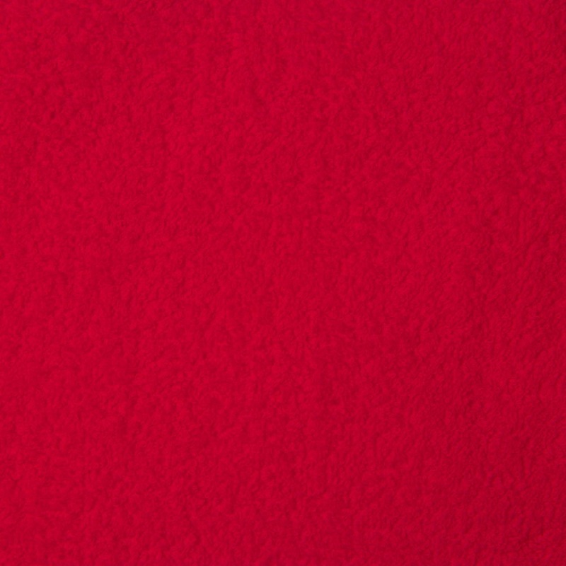 9 Oz Cotton Terry Cloth Red Fabric