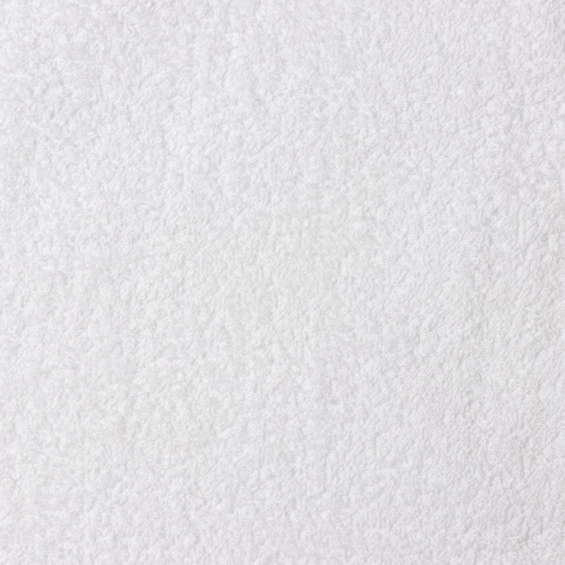 9 Oz Cotton Terry Cloth White Fabric