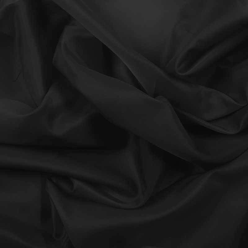 Black Apparel Lining Fabric
