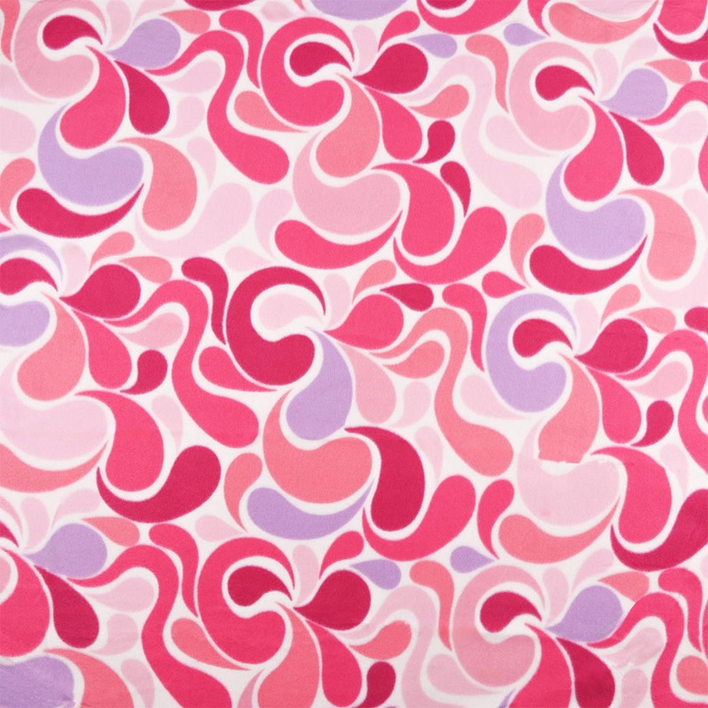 Yasmin Fuchsia Polar Fleece Fabric
