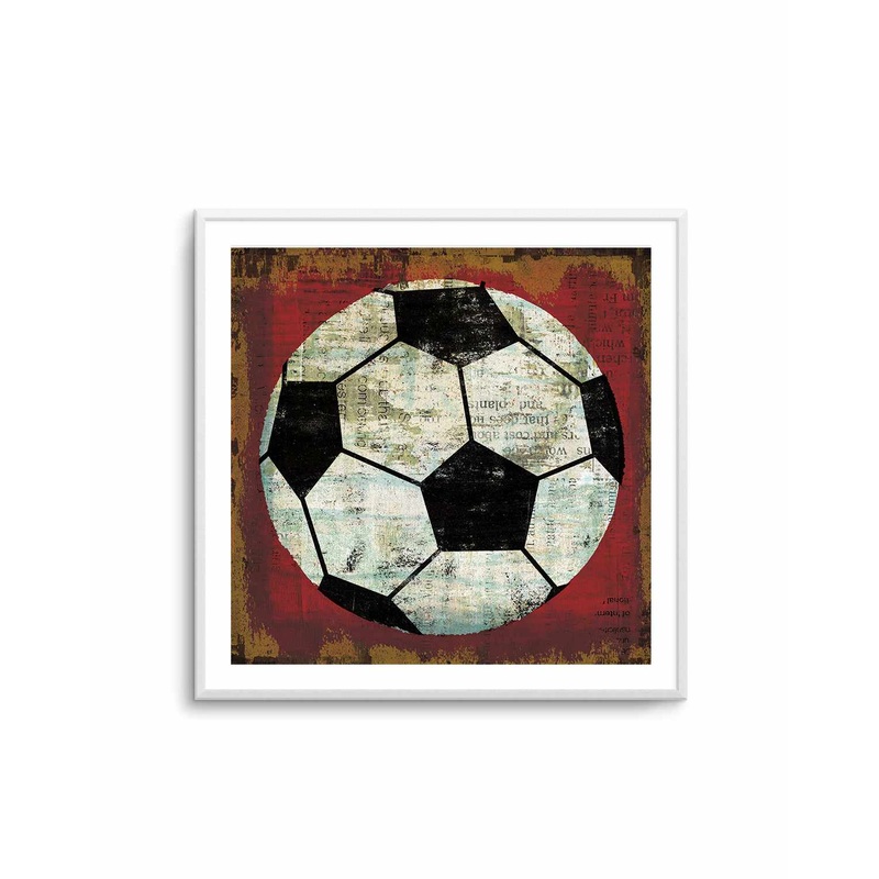 Ball IV On Red | Art Print