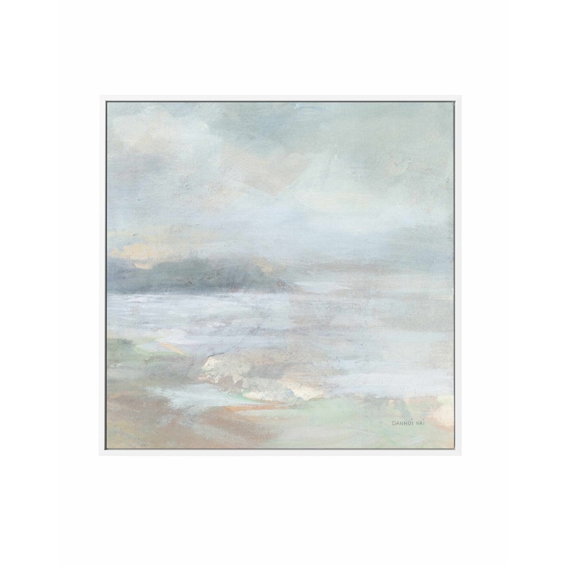 Bay Fog Crop | Framed Canvas Art Print