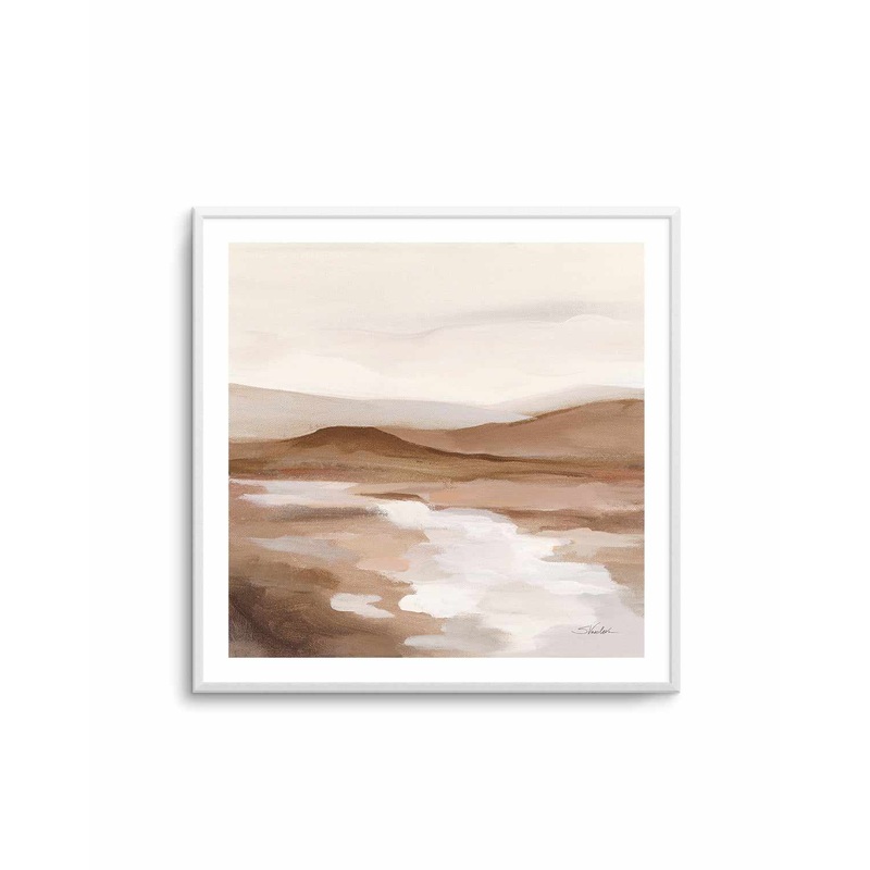 Cinnamon Riverbank II Light | Art Print